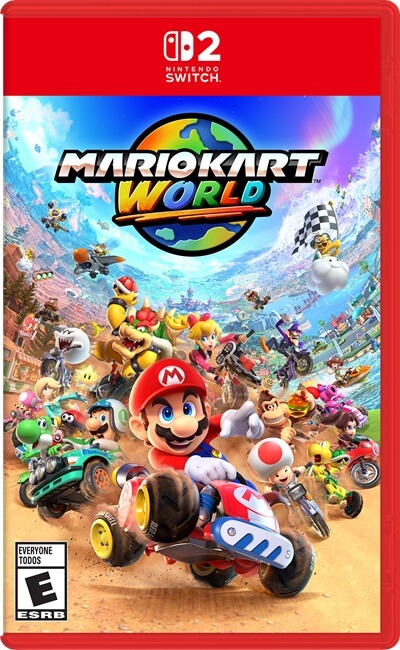 Mario Kart World Game Box